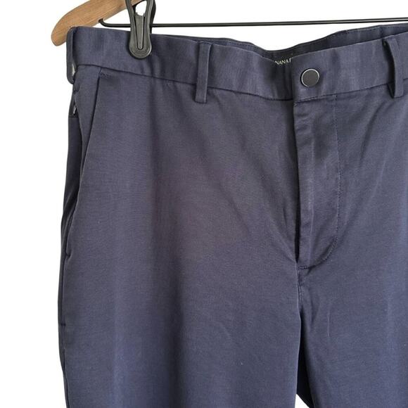 Banana Republic Slim Luxe City Pant Preppy Navy 34"x32" - Picture 5 of 9